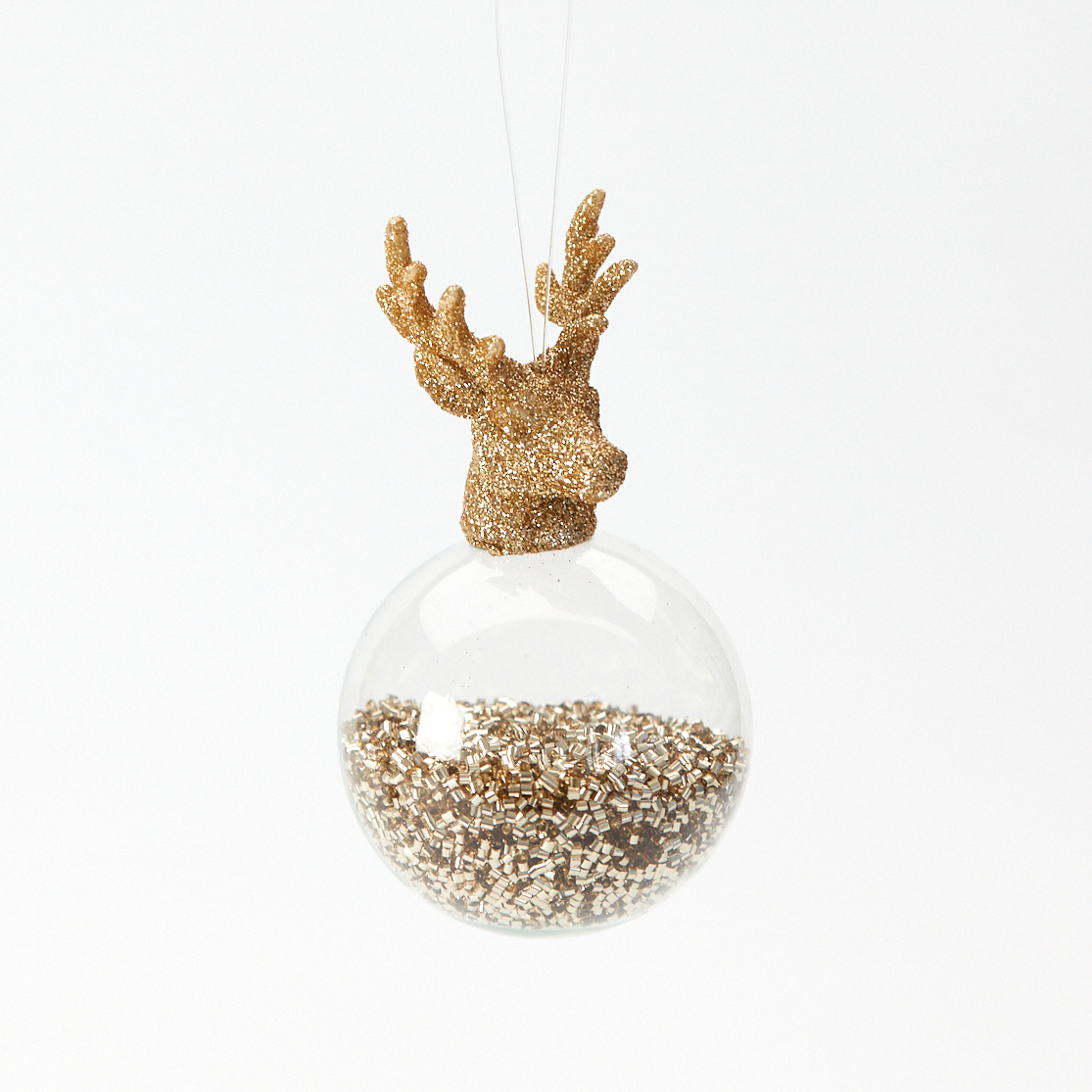 Glitterkugel "Hirsch"