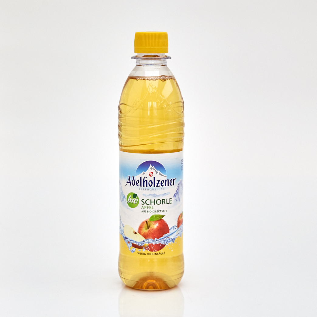 Adelholzener Bio Schorle Apfel (0,5 l PET)