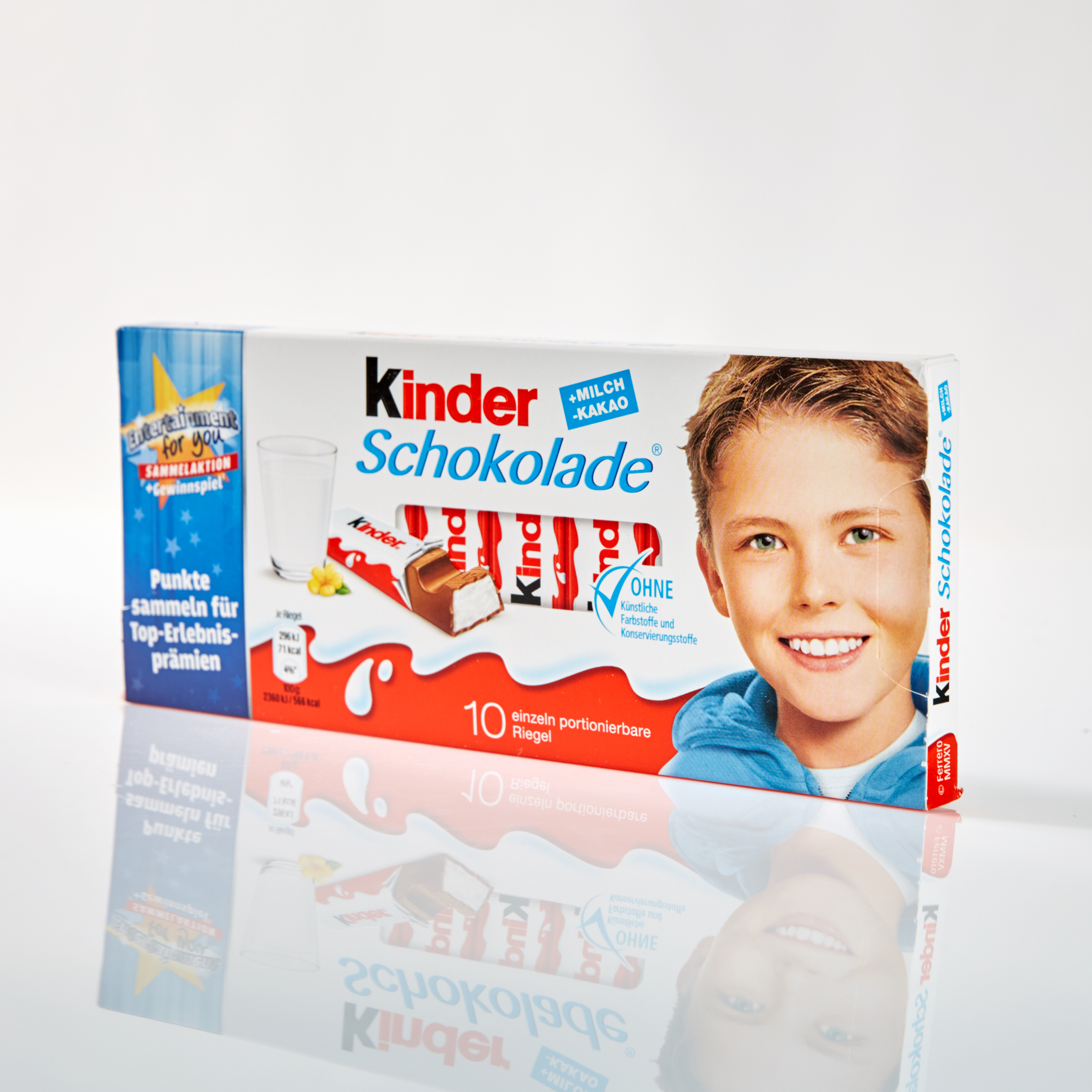 Kinder Schokolade 10 Riegel / 100 g