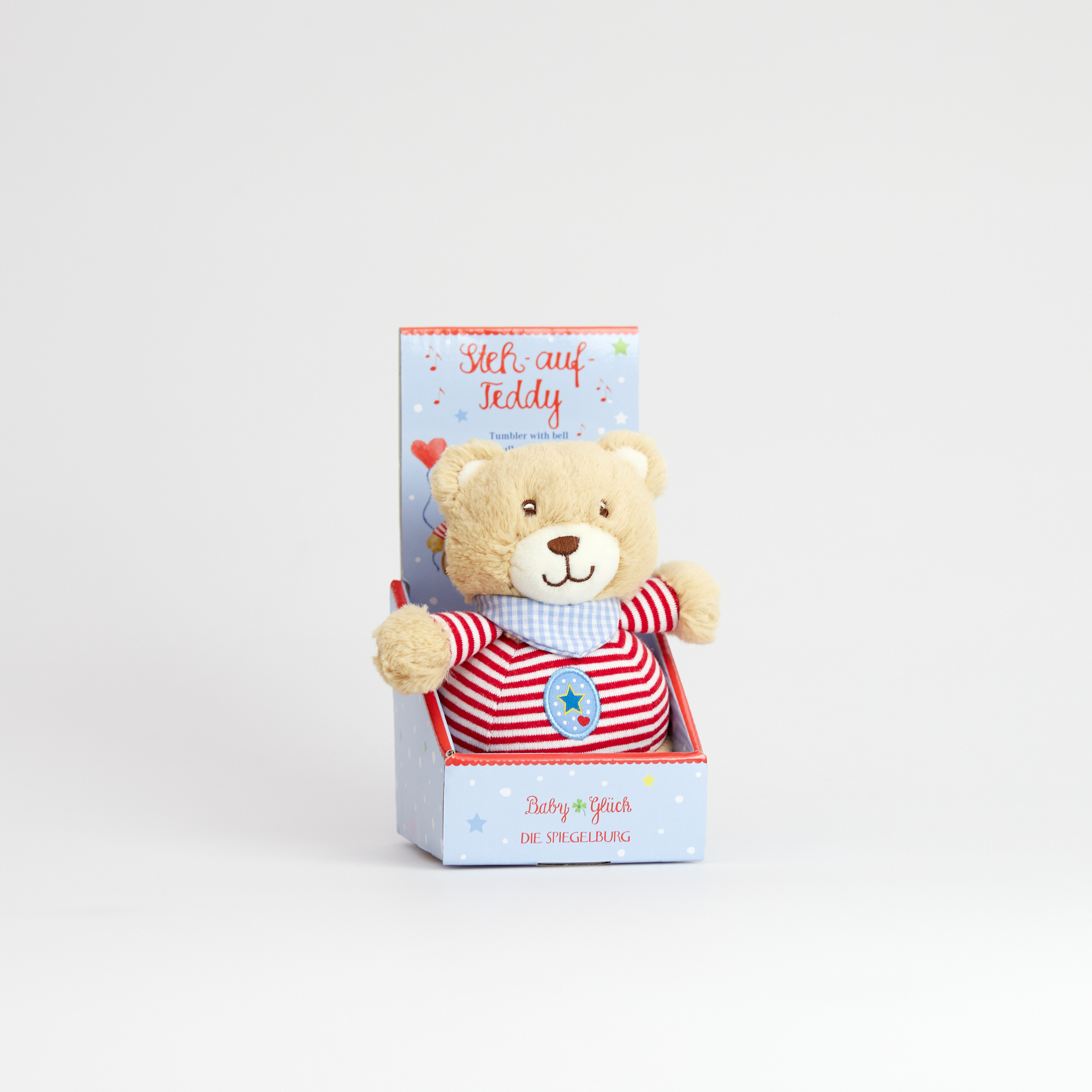 Steh-auf-Teddy mit Glockenspiel