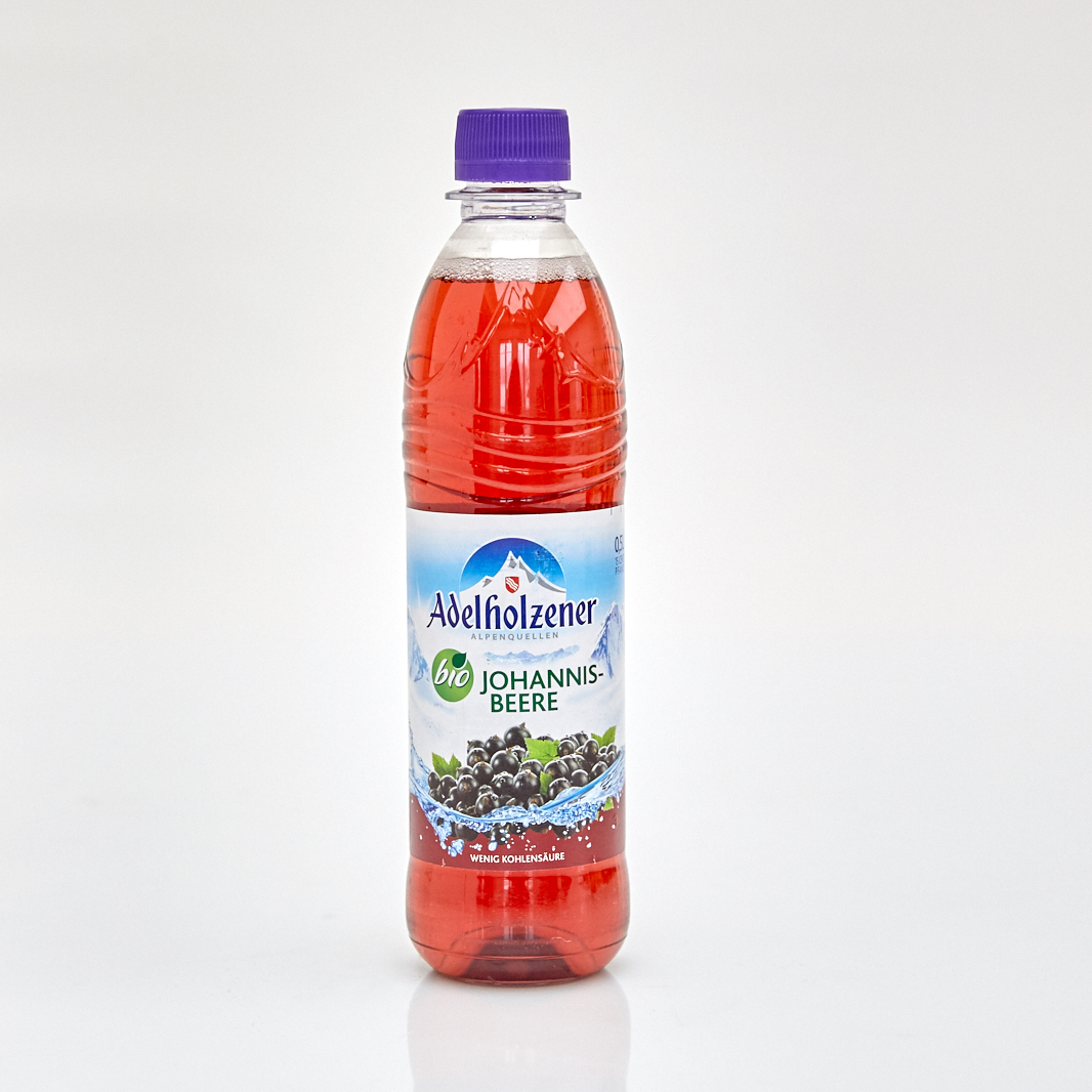 Adelholzener Bio Erfrischungsgetränk Johannisbeere (0,5 l PET)