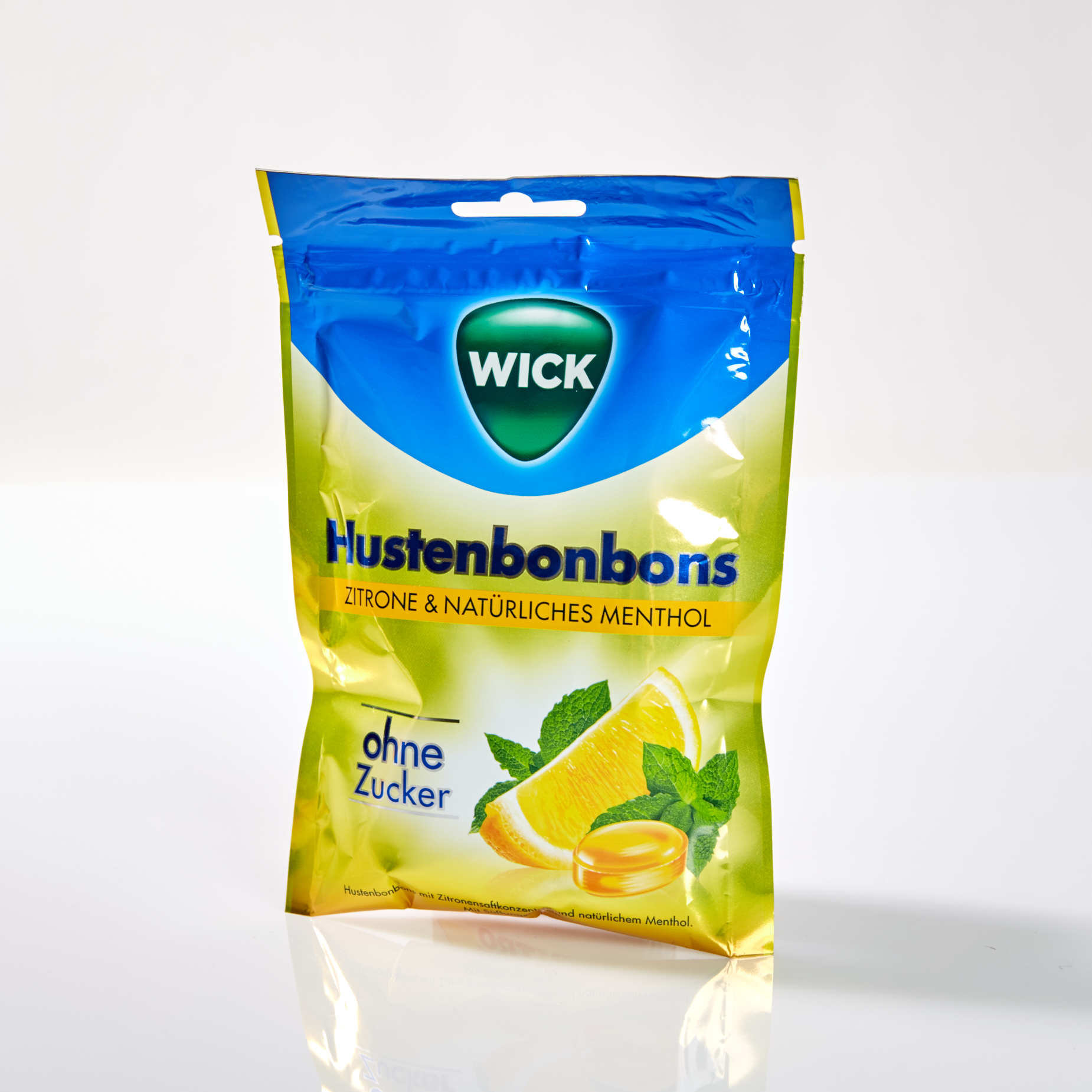 Wick Hustenbonbons Zitrone & Menthol 72 g