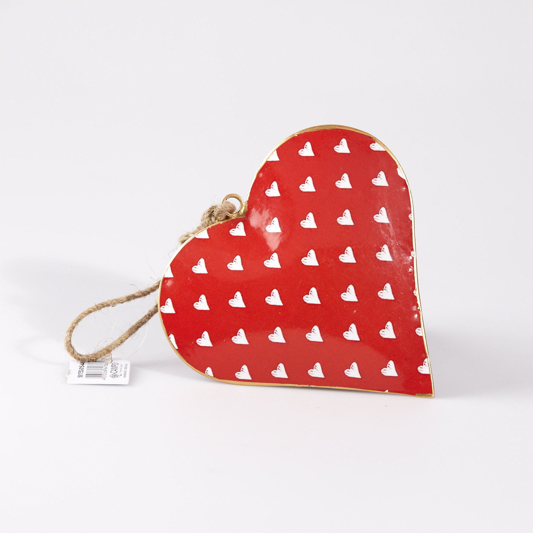 Holzherz "Red Love" groß